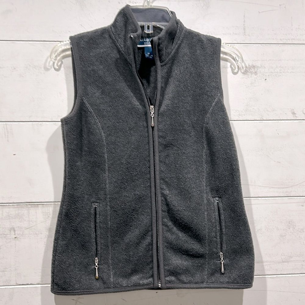 Karen Scott Sport Fleece Petites Vest - EUC - PP
